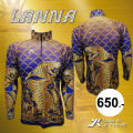 JK Thailand fishing shirts Lanna pattern UV protection 80-90% colors do not fall, dry quickly. 