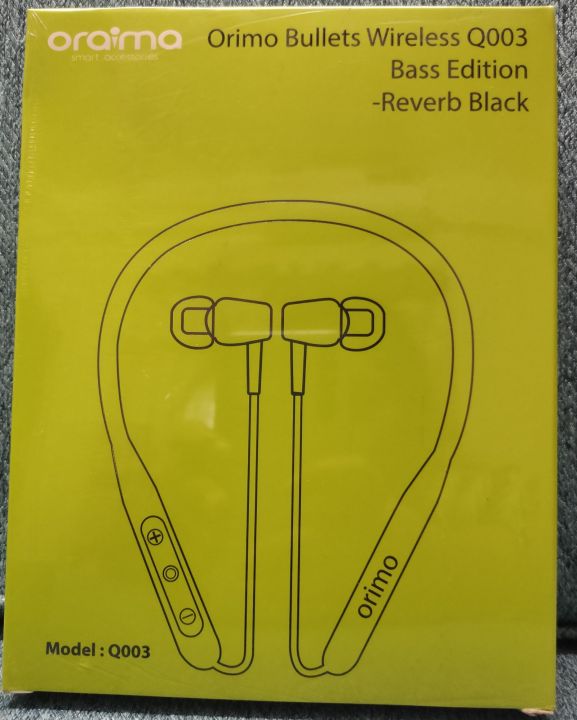 Oraimo Bullets Wireless Q003 neck band (Bass Edition)