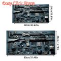 1pc Gunpicture Large Mouse Pad computer mat Desk Mat keyboard mat Office Gaming Table Mat. 