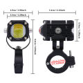 Motorcycle Auxiliary Headlight LED Work Light Hi/Lo Beams Spotlight Super Bright Driving Fog Lamp Waterproof Universal For Moto. 