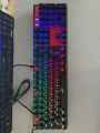 A RGB Gaming Keyboard Wired Keyboards MOTO SPEED CK 104 Mechanicl Keyboard Red Switch  dazzle effects clicker sound. 