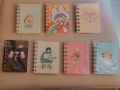 mini notebook spiral diary hard paper cute cartoon pattern easy to carry. 