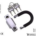 Anti Acid Proof Disc Lock, Heavy Duty Motorcycle Lock with Double Key and Liquid.
