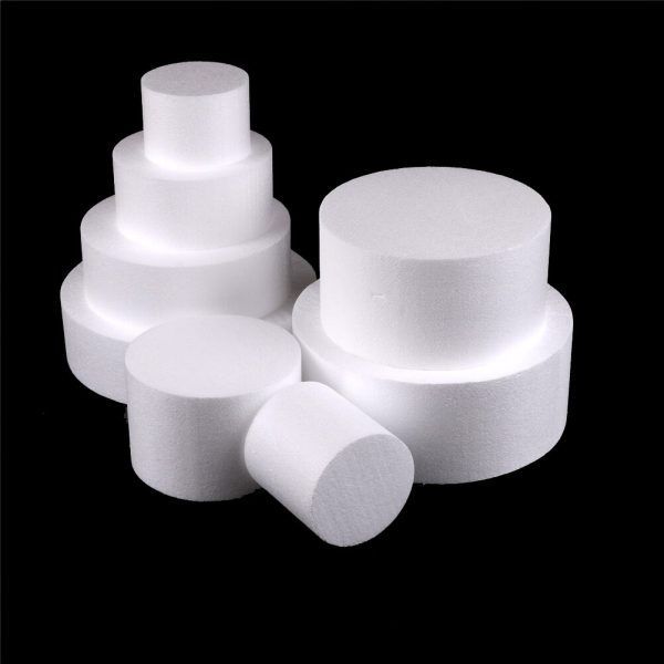 Polystyrene Cake Dummies & Base , Round Dummy for Cake Structural