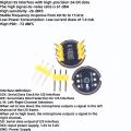 New Omnidirectional High Precision Low Power Ultra-Small Size MS3625 INMP441 I2S Digital Microphone Module For ESP32 & Arduino. 