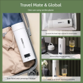 JFBONIN Electric Kettles Portable Tea Coffee Kettle Travel Boil Water Thermal Cup Anti-Scald Water Bottle English Menu. 