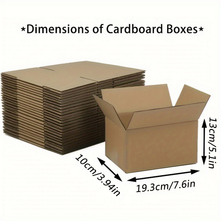 Mailing%20Shipping%20Boxes,%207.6x3.94x5.1inches,%20Brown%20Corrugated%20Cardboard%20Mailer%20Box%20With%20Lids,%20Single%20Wall,%2032Lb/sq%20inch,%20-%20Image%202