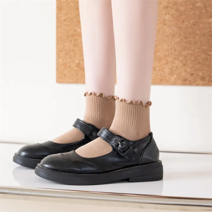 Socks%20For%20Women%20Cute%20New%20Summer%20Japanese%20Style%20Breathable%20Girls%20Short%20Socks%20Kawaii%20Solid%20Color%20Frilly%20Ruffle%20Socks%20Casual%20Sweet%20-%20Image%202