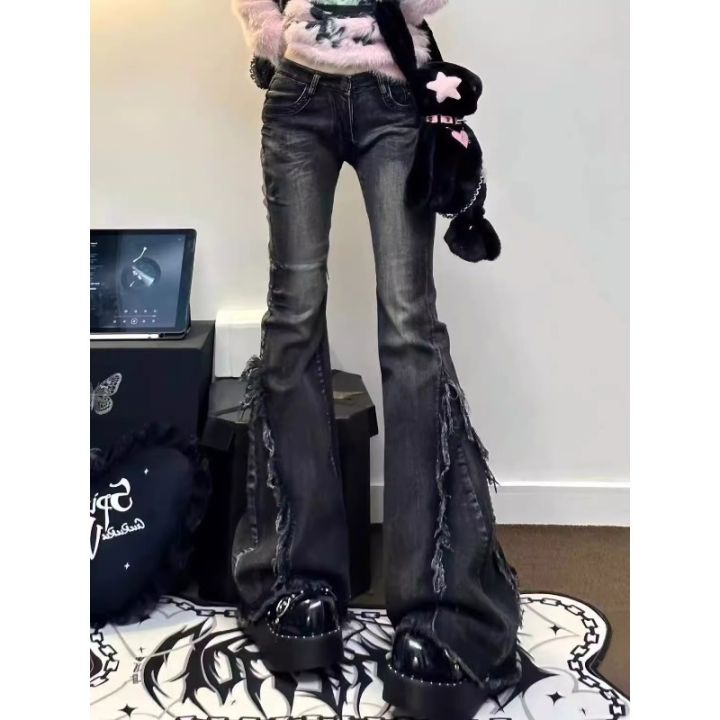 Low%20Rise%20Jeans%20Ladies%20Womens%20Jeans%20for%20Woman%20Women's%20Denim%20Pants%20High%20Waist%20Pants%20Coquette%20Women's%20Spring%20Clothes%20Jean%20Baggy%20Y2k%20-%20Image%205