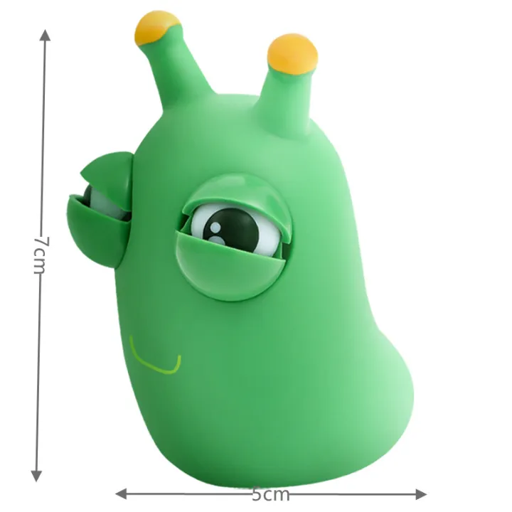 Cute%20Green%20Slug%20Shaped%20Squeeze%20Fidget%20Toy%20Pop%20Eye%20Tactile%20Calming%20Anxiety%20Relief%20Indoor%20Table%20Holiday%20Decor%20%20Supply%20Kit%20-%20Image%205