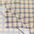 Cotton TC small plaid fabric 1 inch width 45 inch meter fabric yard fabric. 