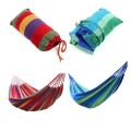 Quality hammock/duyan with rope,for baby/beach,camping,hiking,bed,rest,blue,red,indoor,outdoor. 