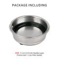 51MM Pressurized Coffee Filter Basket Espresso Portafilter Basket Detachable Espresso Machine Portafilter Basket Replacement. 