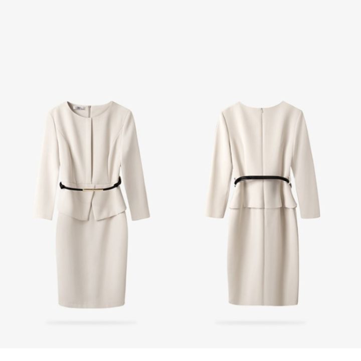 Women's%20Professional%20Dresses%20Suits,%20Women's%20Slim%20Temperament,%20Hip%20Dress%20Skirts,%20Hosts,%20Hotel%20Office%20Lady%20Overalls%20with%20Belt%20-%20Image%206