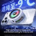 Memo CX20 Magnetic Semiconductor Phone Cooler - RGB Radiator Cooling Fan for Gaming.