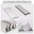 8 Plates Aluminum Windscreen Stove Windshield Wind Shield Outdoor Camping Equipmen Picnic Cooking Windproof Screen.