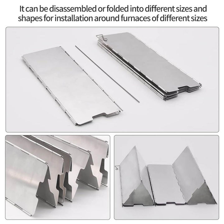 8%20Plates%20Aluminum%20Windscreen%20Stove%20Windshield%20Wind%20Shield%20Outdoor%20Camping%20Equipmen%20Picnic%20Cooking%20Windproof%20Screen%20-%20Image%203