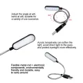 Portable USB LED Mini Book Light Reading Light Table Lamp Flexible 6leds USB Lamp for Power Bank Laptop Notebook PC Computer. 