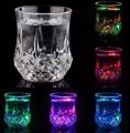 Magic LED Multicolor Changing Flash Light Up Cups Party Glittering Glass Water Flashing Shots Light Drinking Glowing. 