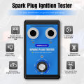 Spark Plug Tester Double hole Diagnostic Tool With Baffle 12V Car Spark Tester 0-6000rpm Auto Engine Ignition Detector Tools.