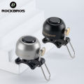 ROCKBROS Bicycle Bell Safety Warning Bike Bell Horn Handlebar Copper Alloy Non-slip Bicycle Alloy Ring Crisp Sound Cycling Alarm. 