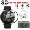 3D Curved Edge Screen Protector for Amazfit GTR 4 Soft Full Coverage Protective Film for Amazfit GTR4 Not Tempered Glass. 