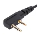 2/1PCS 2 PIN Earpiece Headset PTT MIC 1m Ear Hook Walkie Talkie Earbud Interphone Earphone Earpiece for BAOFENG UV5R/KENWOOD/HYT. 