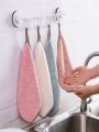 Kitchen Towels for Home Soft & Absorbent Hand Towel for Kitchen Cleaning & Quick Drying of Plates & Glasses Microfiber Cloth for car Bike Cleaning and Home Cleaning Multicolor (1PCS). 