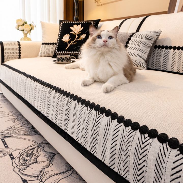Contrast%20Hem%20Twill%20Chenille%20Sofa%20Cover%20for%20All%20Seasons%20Living%20Room%20Non-slip%20Sofa%20Seat%20Cover%20Couch%20Slipcover,%20Sofa%20Towel%20-%20Image%207