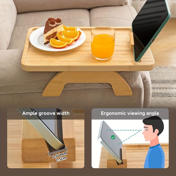 Bamboo%20Sofa%20Armrest%20Tray%20with%20Phone%20Holder%20Foldable%20Space%20Saving%20Side%20Table%20for%20Snacks%20Drink%20Coffee%20Perfect%20for%20Dorms%20Home%20Decor%20-%20Image%204