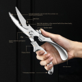 Kitchen Multifunctional Strong Scissors Household All-steel Kitchen Special Stainless Steel Scissors. 