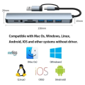 【2in1】 FunBug USB Hub 3.0 (4 Port, 7 Port & 8 Port ) Aluminium Alloy | High-Speed USB Port Extender & Multi-Port Splitter Adapter for PC Laptop & Mobile OTG | Ultra-Slim USB Extension for Windows, Android, Gaming Mouse & Keyboard - Black. 