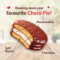 ORION Choco Pie Chocolate Coated Soft Biscuit 6 Pcs Pack. 