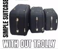3 pcs 4 wheel luggage suitcase without trolly 20 24 28 inches. 
