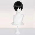 Tsujinaka Yoshiki Cosplay Wig Anime The Summer Hikaru Died Black Short Hair Halloween Festival Party Women Men Role Play.