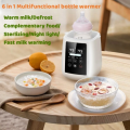 Baby Bottle Warmer & Sterilizer 6-in-1Multifuntion Breast Milk Warmer Accurate Temperature Control Baby Bottle Heater. 