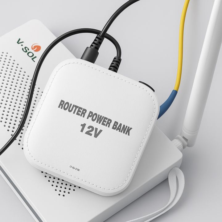 WiFi Router UPS Power Bank 12Volts 4 to 5 Hours Backup 12v 2Ampere ...