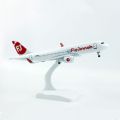 flyjinnah Airplane  Model 20 cm Airbus A320 Metal  scal 1:300 Airlines Model Metal with stand Aircraft  for office and home decoration. 