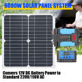 Complete Off-Grid 6000W Solar Power Kit+200W Foldable Solar Panel - Portable Power Station for Home Backup, RV Camping Car. 