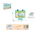 Magnetic Drawing Board for Kids Large Doodle Board with Magnet Beads and Pen Cute Crab Montessori Toys Gift. 