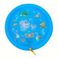 Children Play Spray Mat 100cm Beach Inflatable Water Sprinkler Pad Outdoor Game Toy Lawn Swimming Pool Mat Kids Toys. 