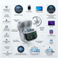 Waterproof Bluetooth TWS Earbuds, Wireless Bluetooth Headphones with Stereo Sound & Sweat-Resistant Sports Design. 