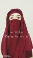 Beautiful Misri Hijab with Niqab and Cap premium Stuff Quality Hijab. 