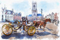 46*28cm Jigsaw Puzzles 500 Pieces Paper Picture Landscape Oil Painting Art Puzzles Decompression Toys for Adults Family Games. 
