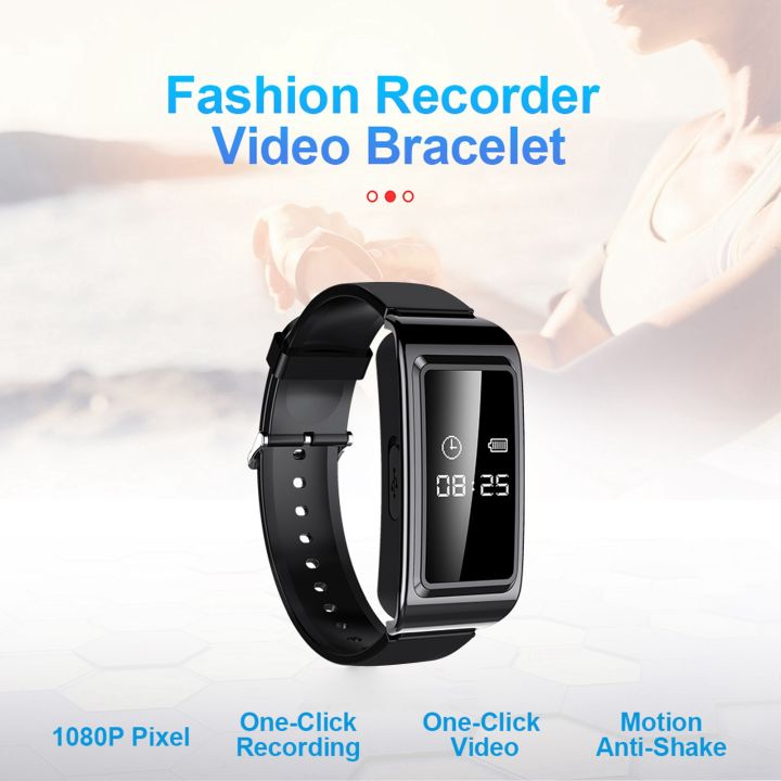 Camera%20Recorder%20Watch%20Recorder%20Watch%20HD%20Noise%20Reduction%20Voice%20Activated%20Sweat%20Proof%20Camera%20Recorder%20Bracelet%20for%20Meeting%20Speech%20-%20Image%202