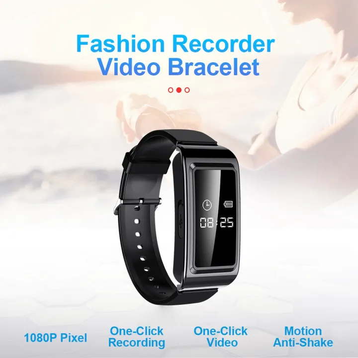 Camera%20Recorder%20Watch%20Recorder%20Watch%20HD%20Noise%20Reduction%20Voice%20Activated%20Sweat%20Proof%20Camera%20Recorder%20Bracelet%20for%20Meeting%20Speech%20-%20Image%202
