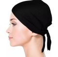 (3pcs) Cotton Hijab Inner Cap Muslim Accessories  -Black. 