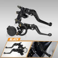 7/8" 22mm Pair Motorcycle Clutch Hydraulic Brake Pump Front Master Cylinder Lever Universal For Sport Dirt Street Bike Scooter. 