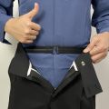 Men'S Knit Fabric Shirt Stays, Adjustable Elastic Non-Slip Polyester Belts for Formal Shirts, Ideal for Weddings,Groomsmen Gifts.