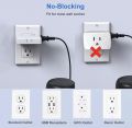3 In 1 Universal Rotating Wall Socket and | 2 Pin Shoe Male Plug Switch | For Homes Offices Travel Kitchen. 